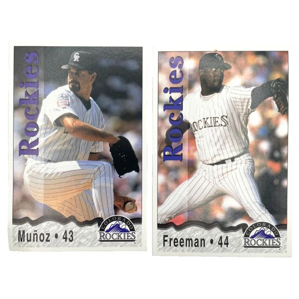 Set Of 26 Colorado Rockies Baseball Cards 1995 Playoff Team KC Life Insurance Co